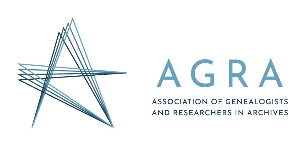 Association of Genealogists and researchers in archives logo