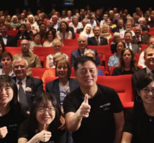 Peter and Eileen with other guests at the film premier